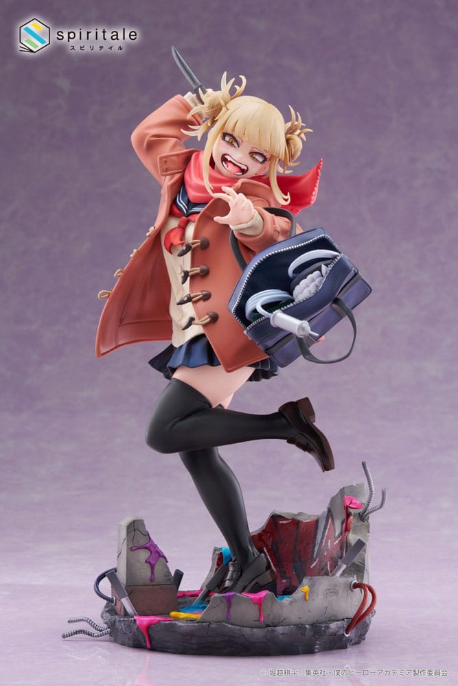 My Hero Academia Senpai Himiko Toga Duffel Coat 27 cm 1/7 PVC Statue