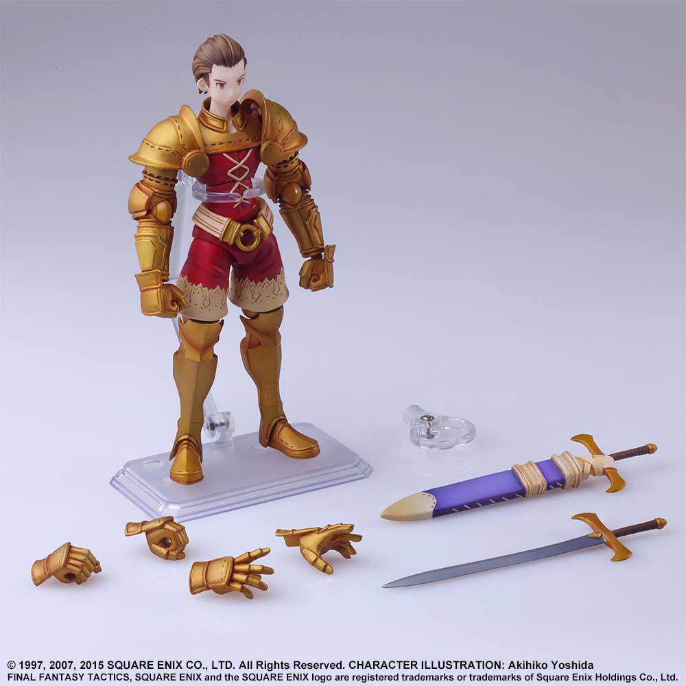 Final Fantasy Tactics Bring Arts Delita Heiral 14 cm Action Figure