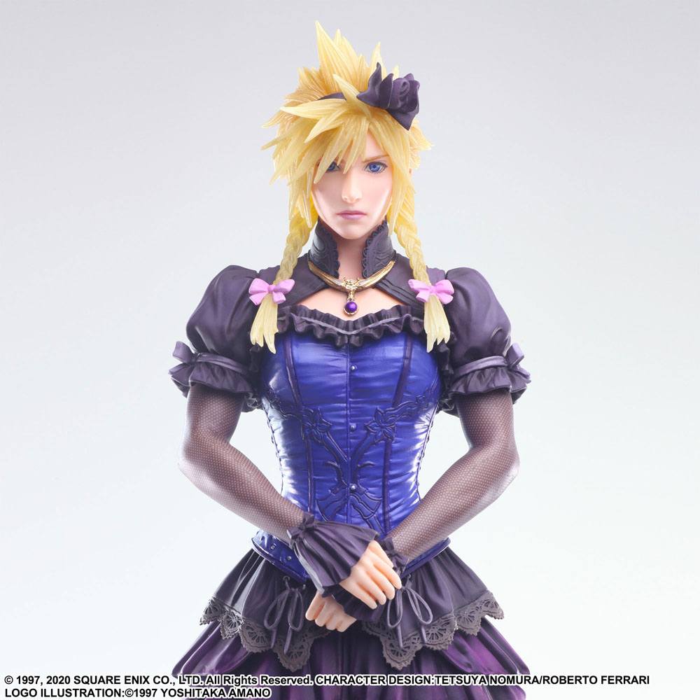 Final Fantasy VII Remake Static Cloud Strife Dress Ver. 28 cm Arts Gallery Statue