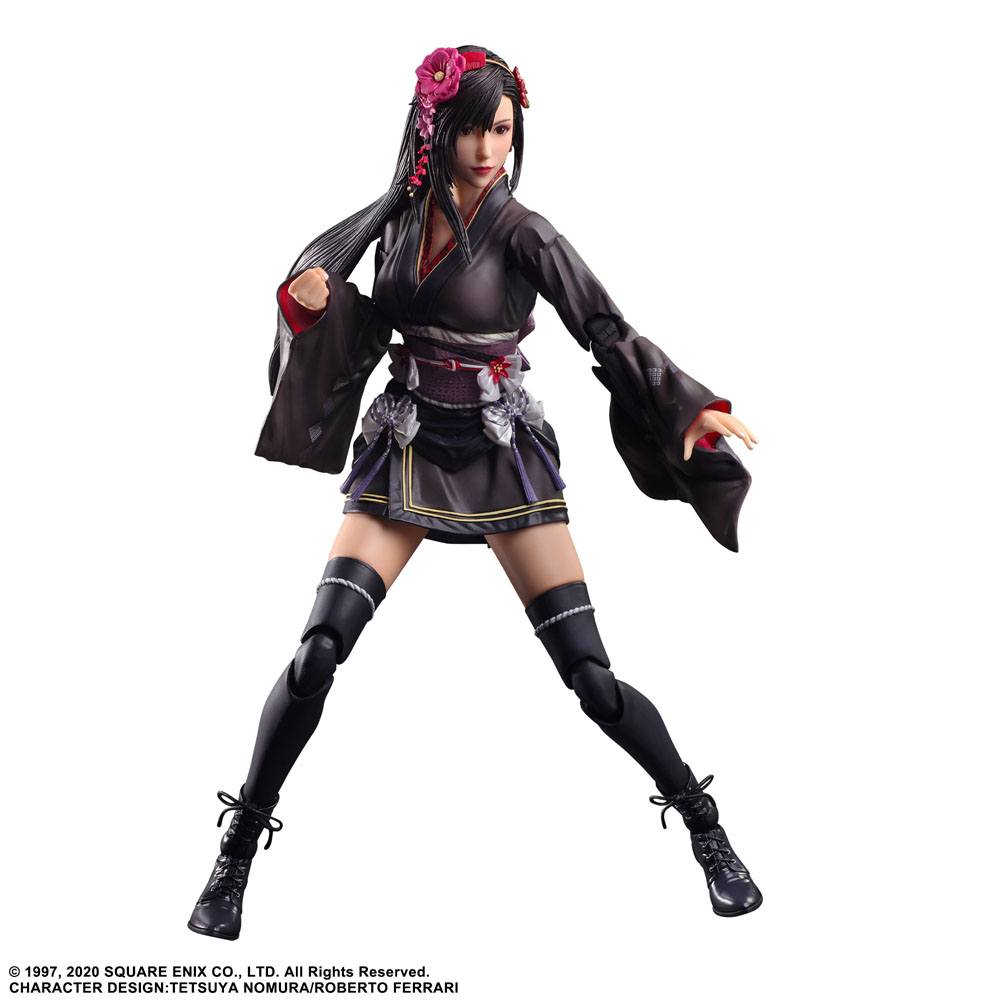 Final Fantasy VII Remake Play Arts Kai Tifa Lockhart Exotic Dress Ver. 25 cm Action Figure