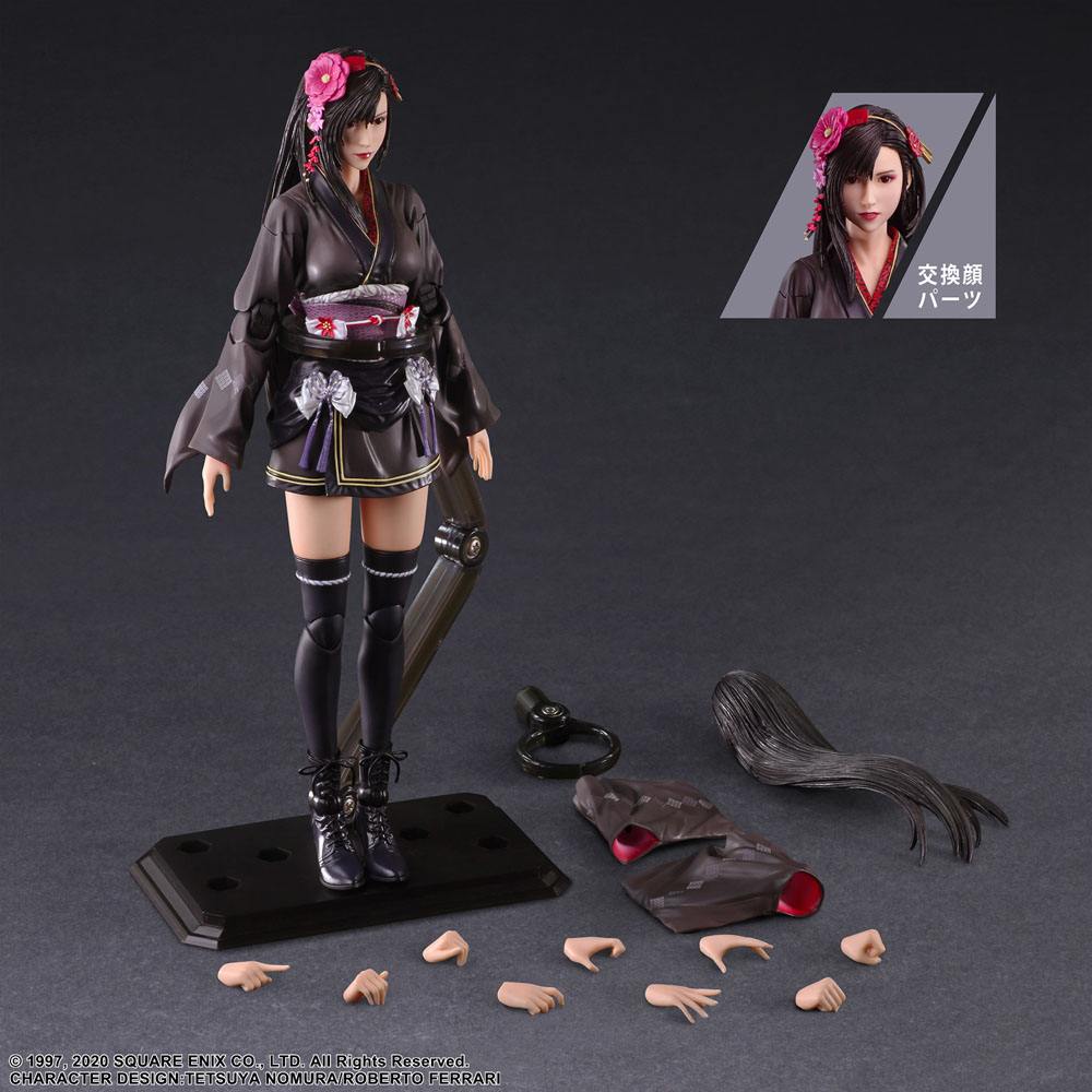 Final Fantasy VII Remake Play Arts Kai Tifa Lockhart Exotic Dress Ver. 25 cm Action Figure