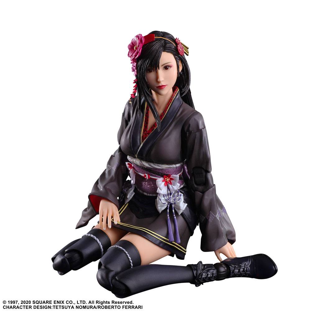 Final Fantasy VII Remake Play Arts Kai Tifa Lockhart Exotic Dress Ver. 25 cm Action Figure