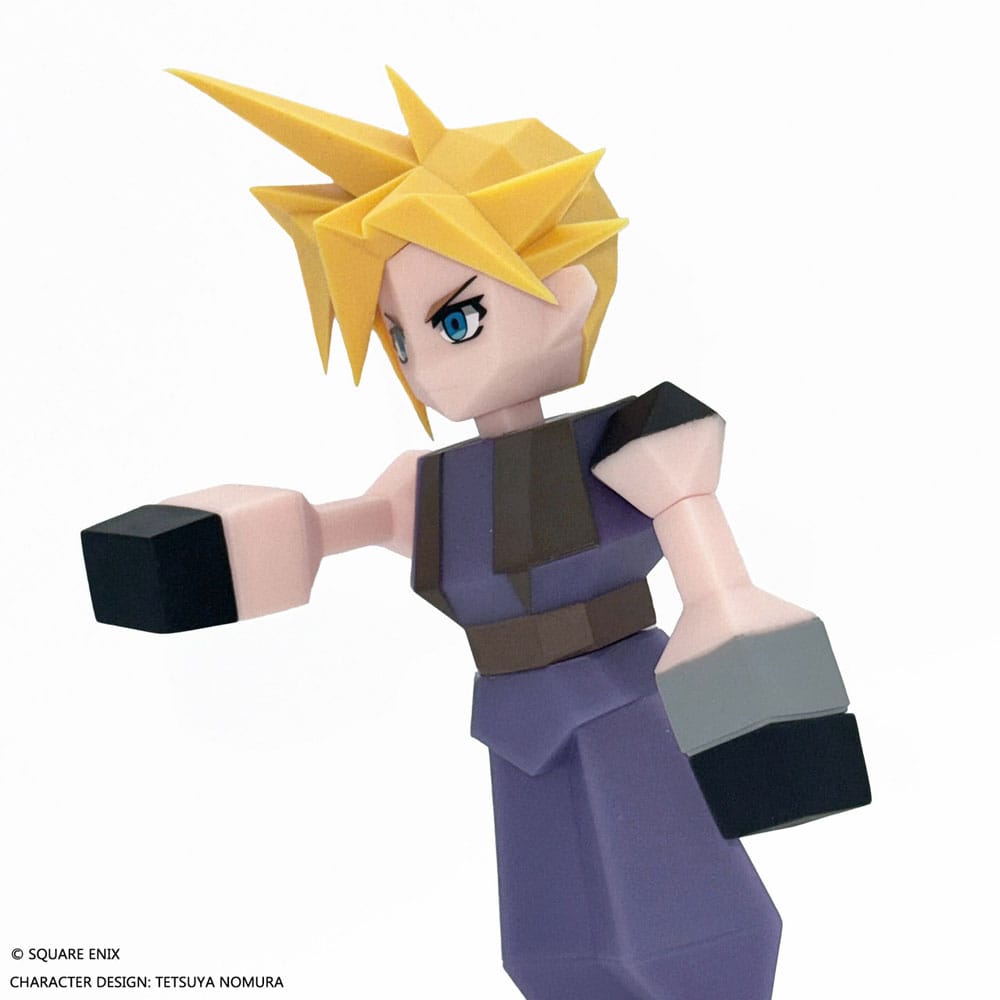 Final Fantasy VII Polygon Cloud Strife 15 cm Vinyl Figure