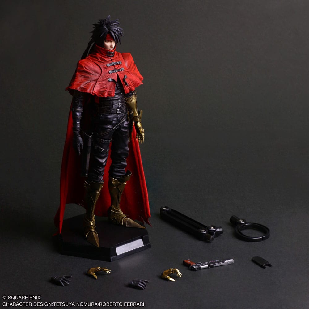 Final Fantasy VII Rebirth Play Arts Kai Vincent Valentine 28 cm Action Figure