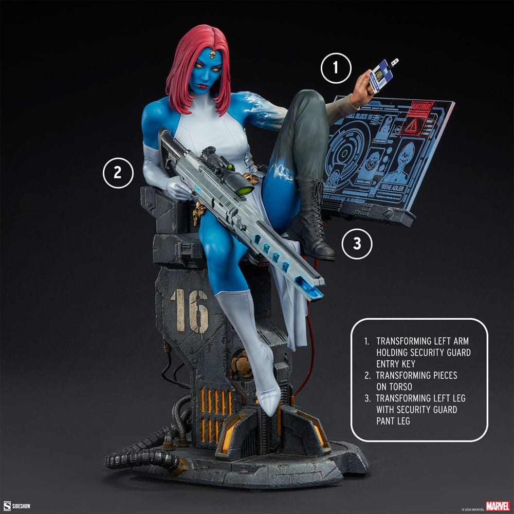 Marvel Mystique: Freedom and Destiny 39 cm Premium Format Statue