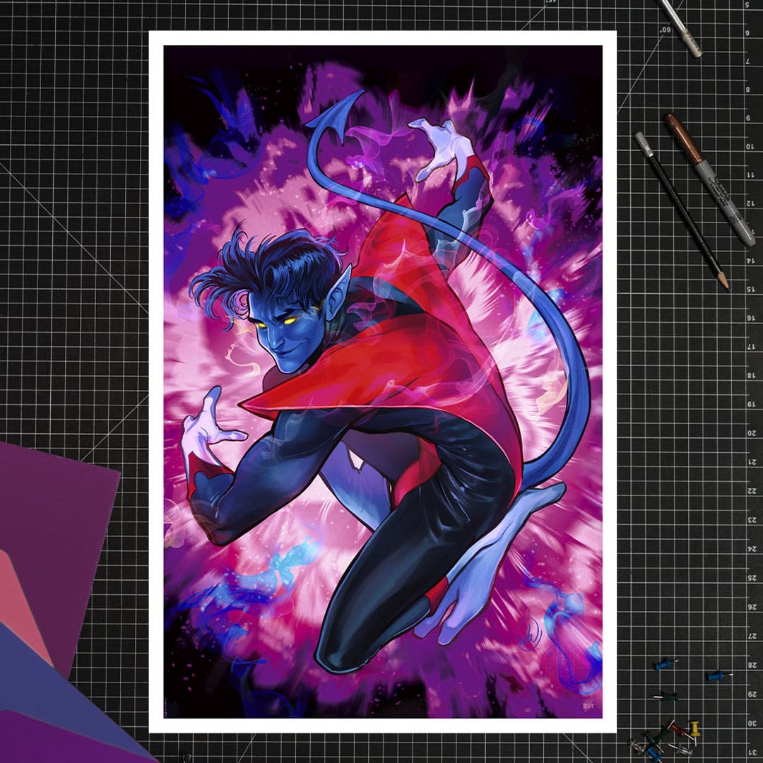 Marvel Nightcrawler 41x61 cm Art Print Unframed