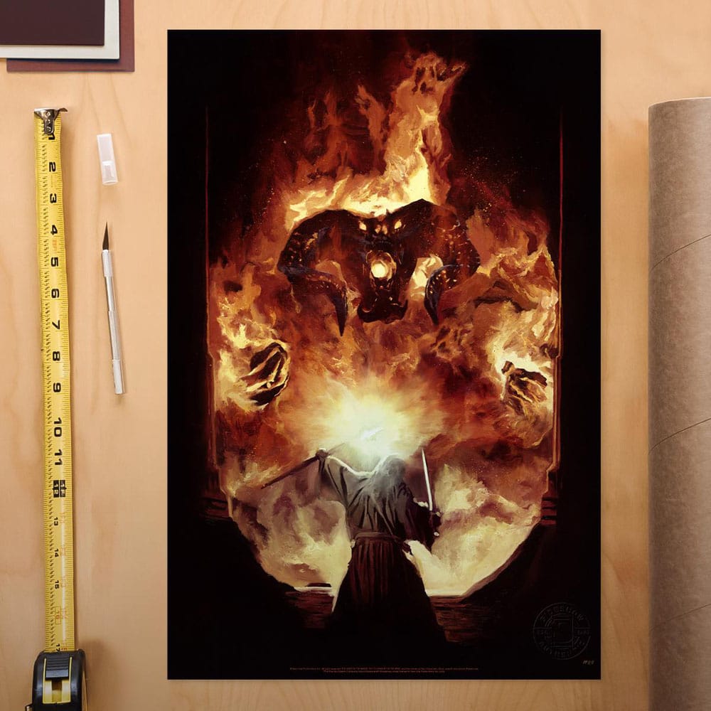 Lord of the Rings The Flame of Anor 46 x 61 cm Unframed Art Print