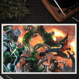 Marvel The Amazing Spider-Man vs Sinister Six 61 x 41 cm Unframed Art Print