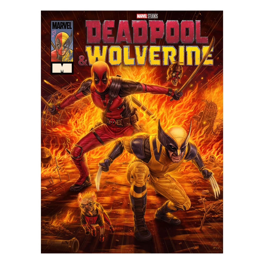 Marvel Deadpool & Wolverine 46 x 61 cm Unframed Art Print