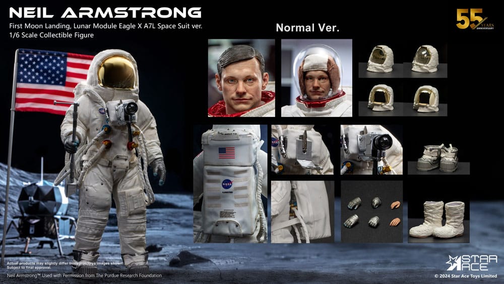 Neil Armstrong 30 cm 1/6 Deluxe Version Action Figure