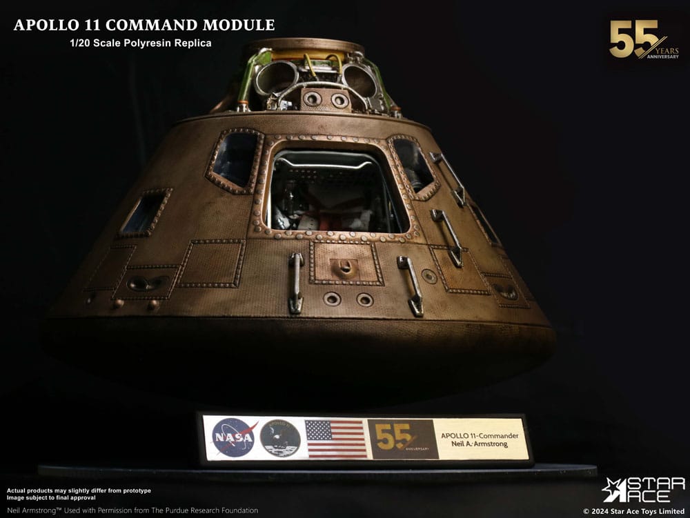 NASA Apollo 11 Command Module (DX) 20 cm 1/20 Replica