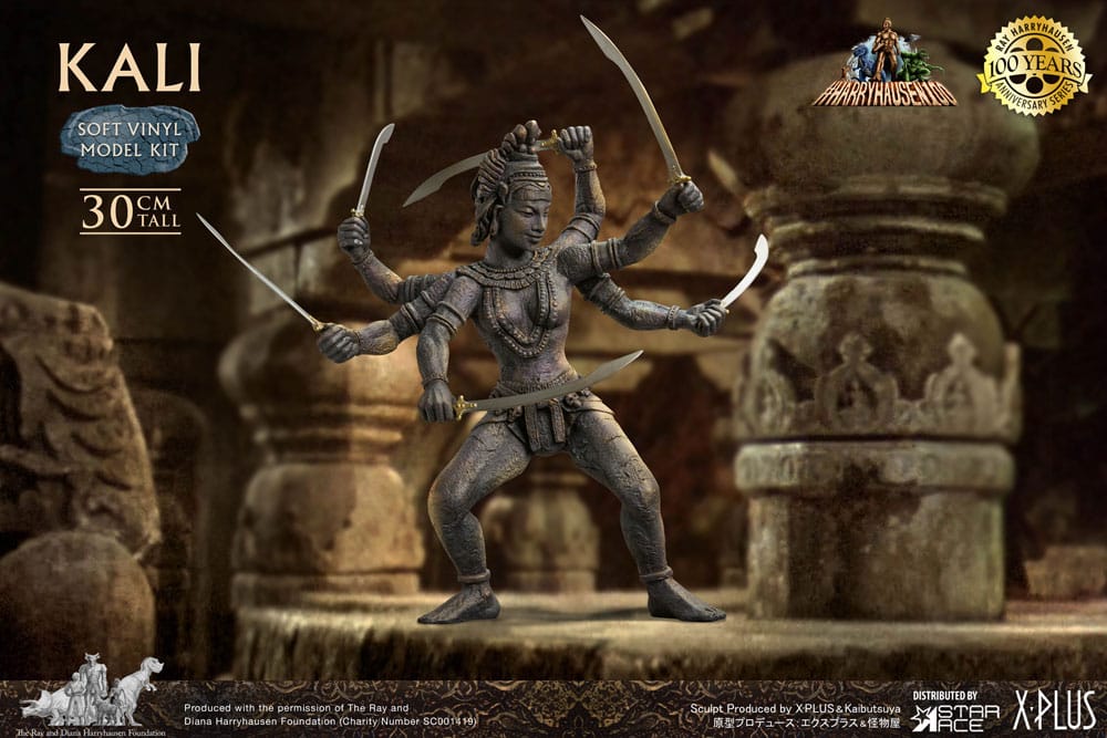 Ray Harryhausen Kali 30 cm Soft Vinyl Model Kit