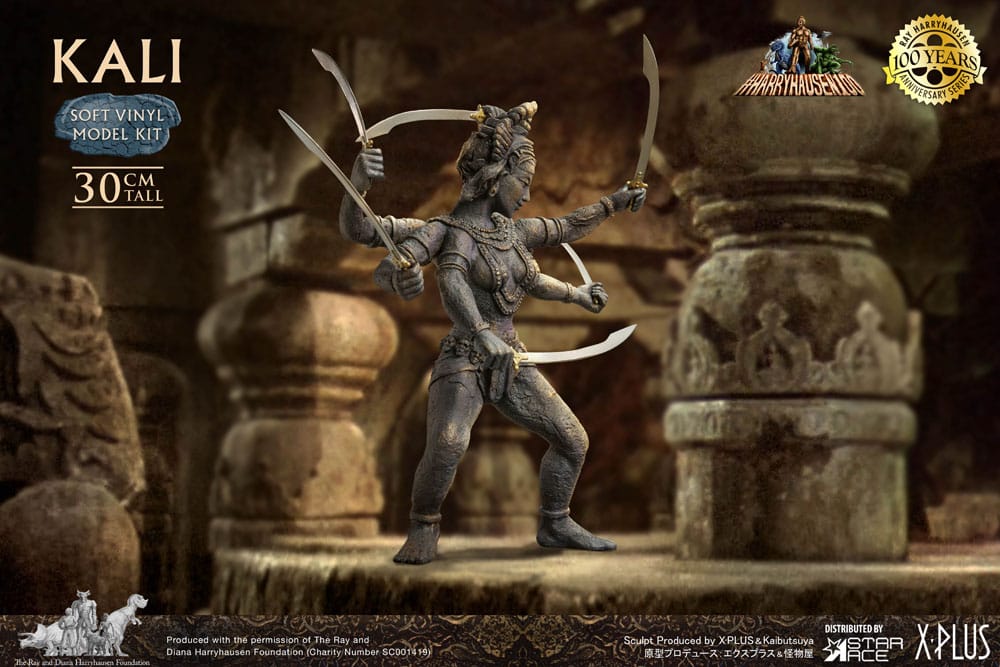 Ray Harryhausen Kali 30 cm Soft Vinyl Model Kit