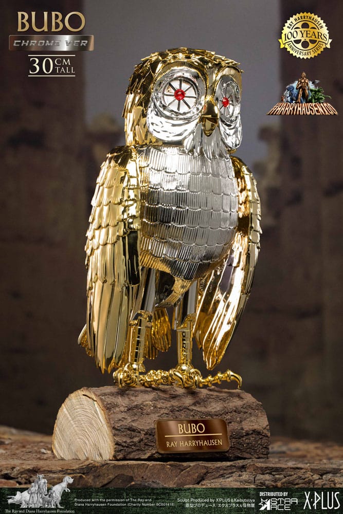 Bubo the Mechanical Owl Soft Ray Harryhausen's Bubo Chrome Ver. 30 cm Vinyl Statue