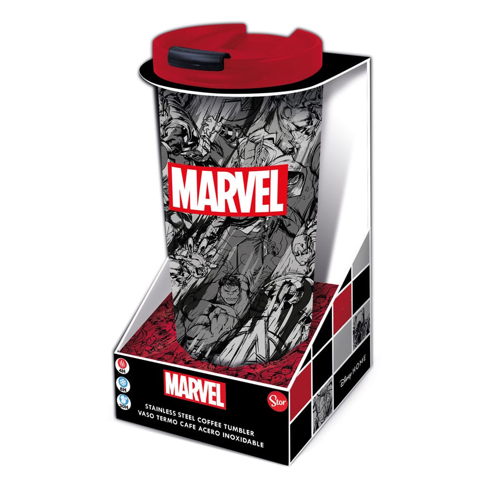 Marvel Pattern Stainless Steel Tumbler