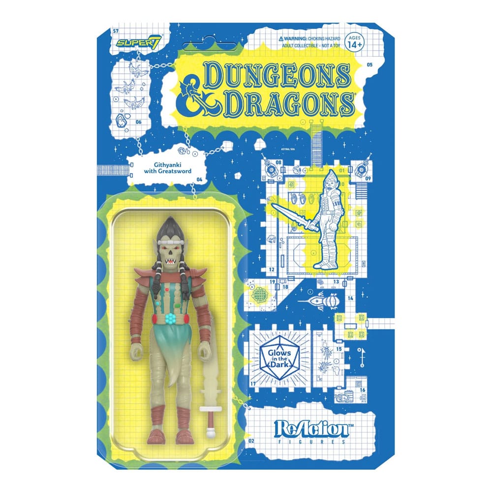 Dungeons & Dragons Wave 04 Githyanki Glow in the Dark 10 cm ReAction Action Figure