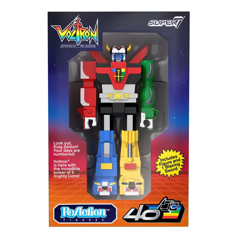 Voltron ReAction Voltron Vintage Package 10 cm Action Figure