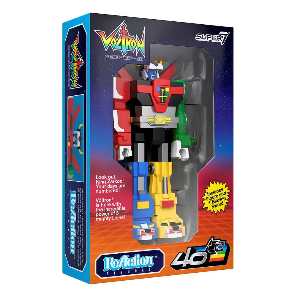 Voltron ReAction Voltron Vintage Package 10 cm Action Figure