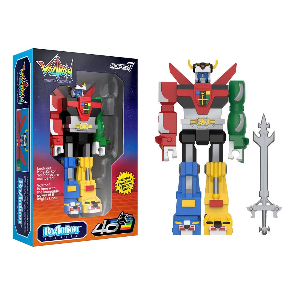 Voltron ReAction Voltron Vintage Package 10 cm Action Figure