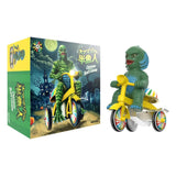 Universal Monsters Super Cycles Creature from the Black Lagoon (Dark Green with Yellow Trike) 13 cm Action Figure