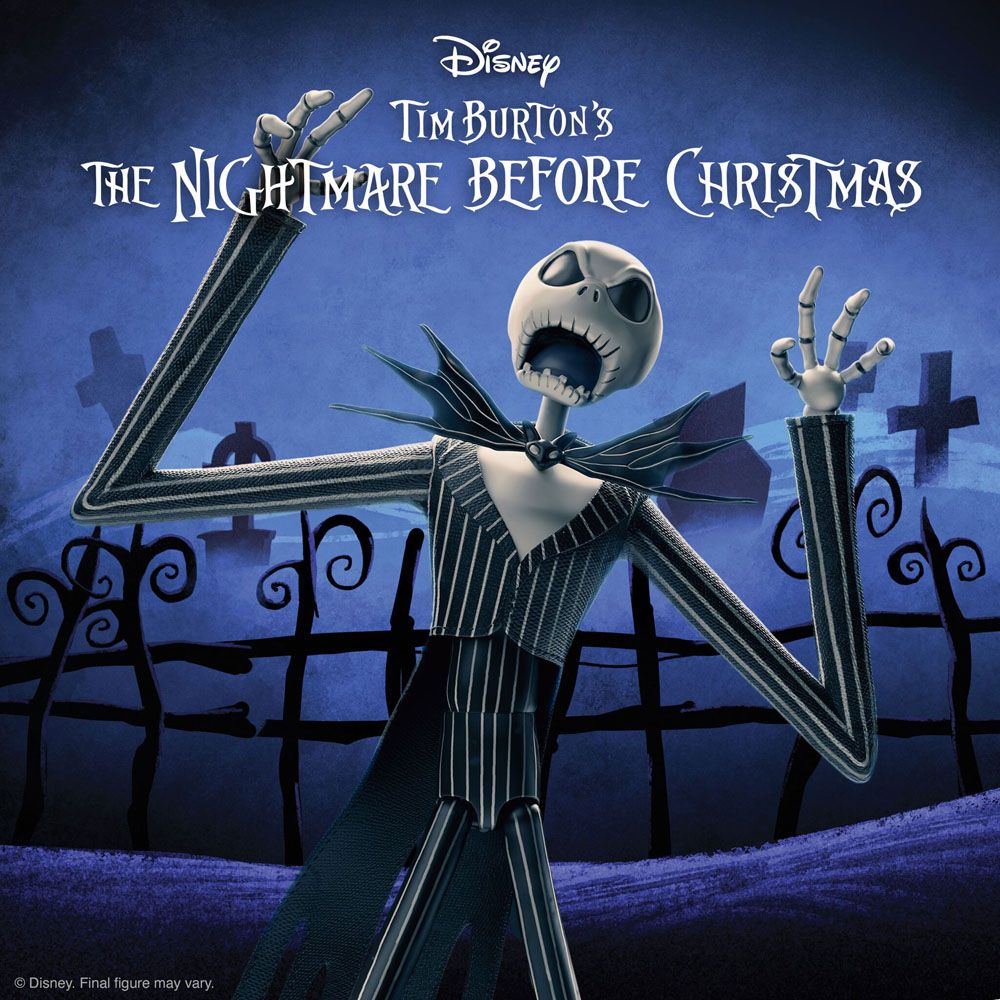 Nightmare Before Christmas Jack Skellington 18cm Disney Ultimates Action Figure