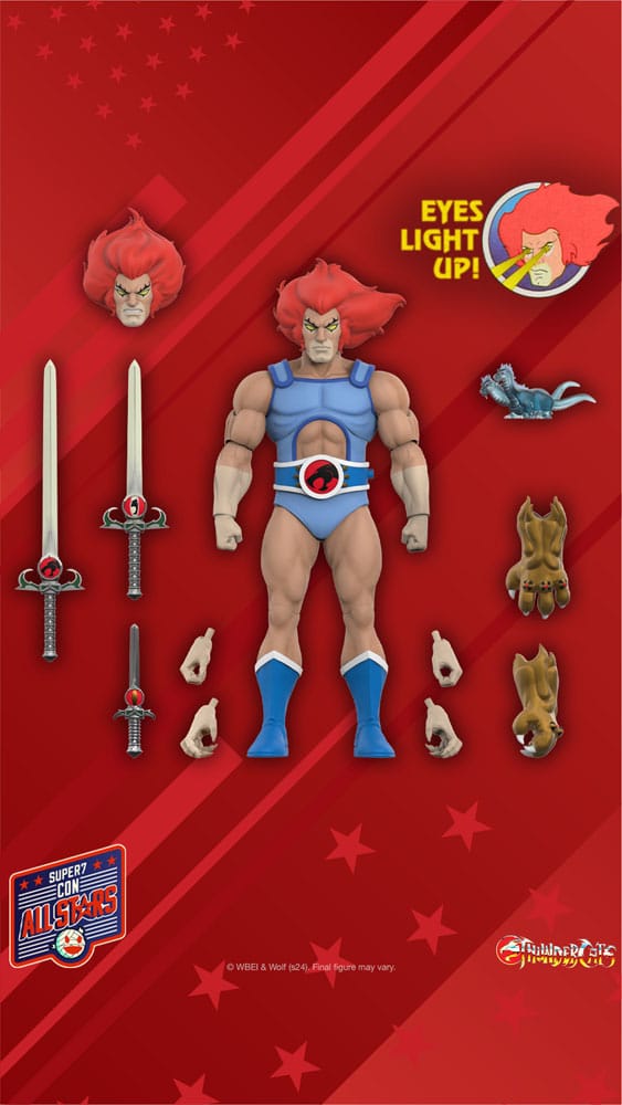 Thundercats Ultimates Lion-O (LED Eyes) 18 cm Action Figure