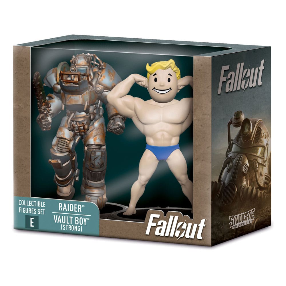 Fallout: Raider & Vault Boy (Strong) 7 cm Mini Figures 2-Pack Set E