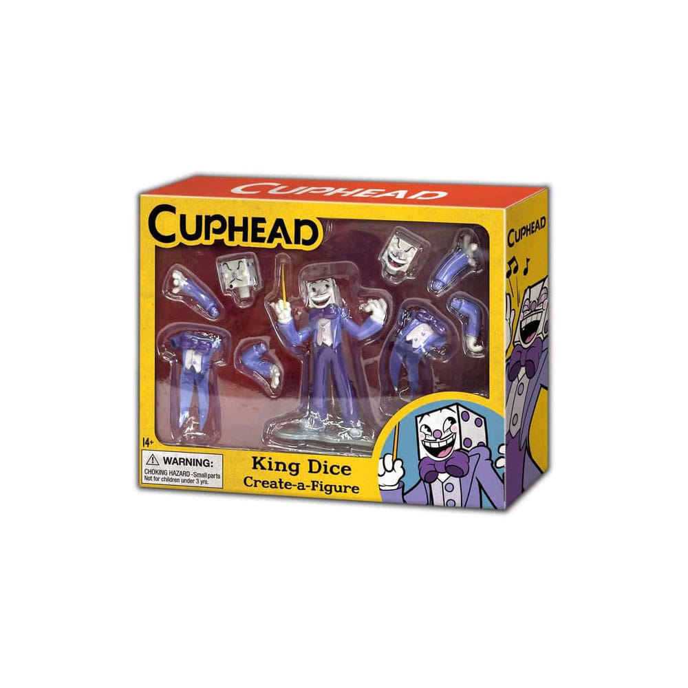 Cuphead Create a Figure King Dice Mini Figure