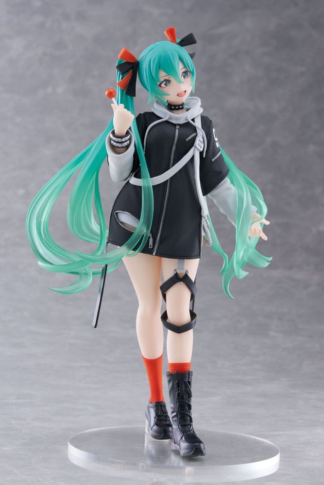 Hatsune Miku Wonderland Fashion Punk Ver. 18 cm PVC Statue