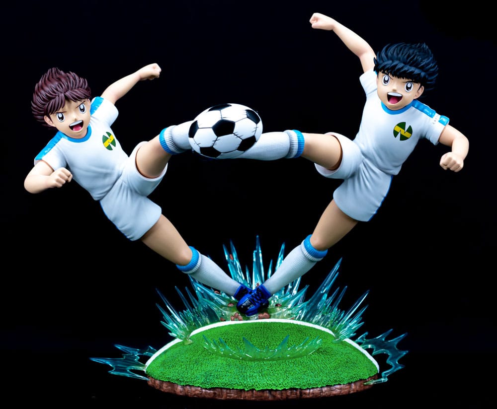 Captain Tsubasa Golden Twins Tsubasa Ozora & Taro Misaki 32 cm Statue