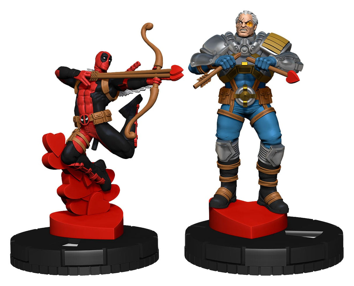 Marvel Cupid Deadpool and Cable HeroClix Iconix