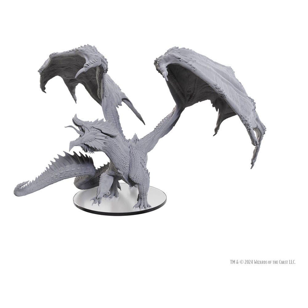 D&D Nolzur's Marvelous Miniatures Adult Red Dragon Tyrant 18 cm Unpainted Miniature Figure