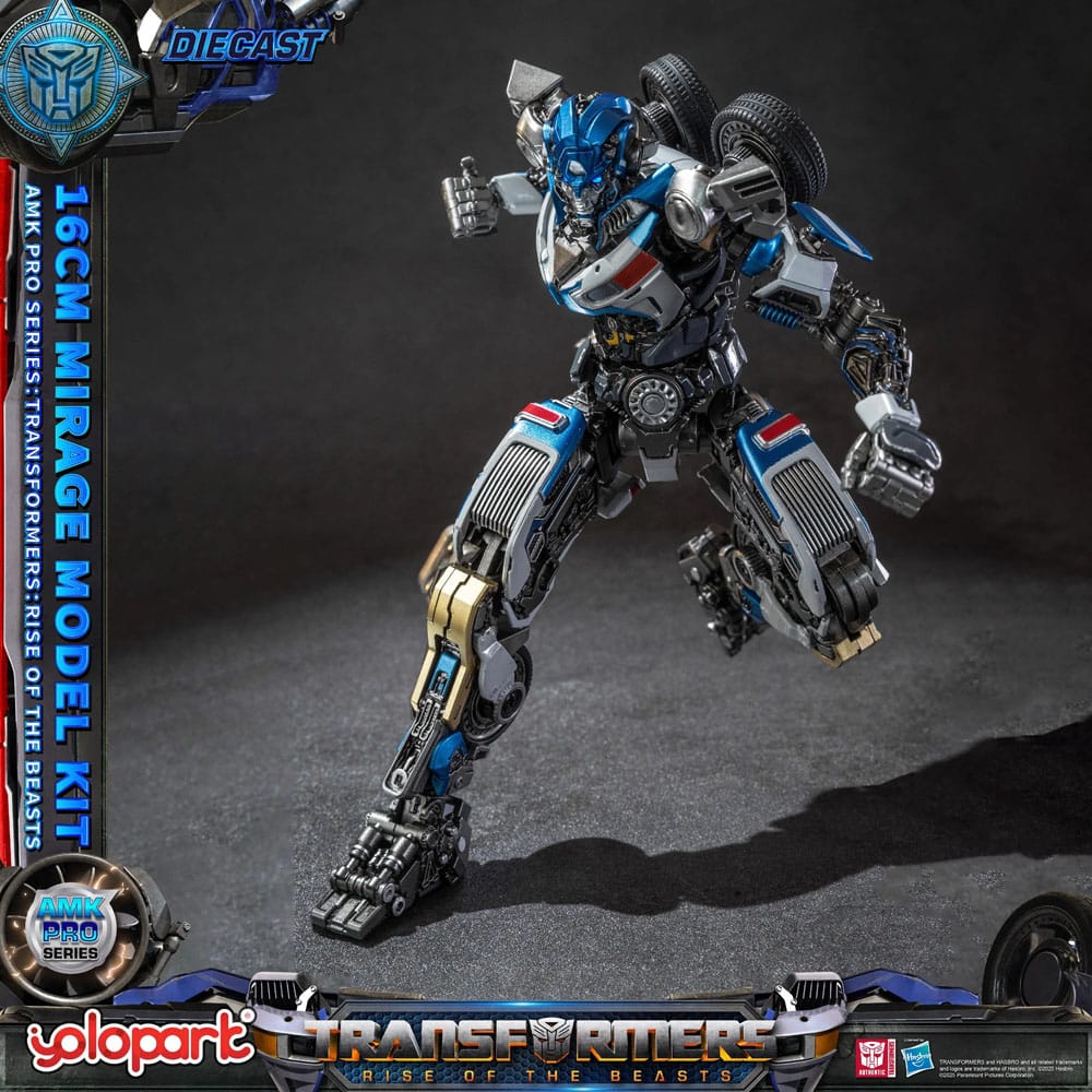 Transformers Rise of the Beasts AMK Pro Series Mirage (Oversea Version) 16 cm Plastic Model Kit