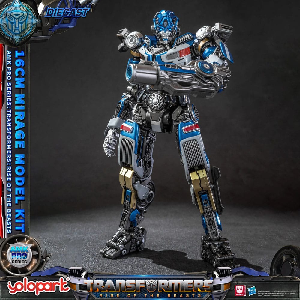 Transformers Rise of the Beasts AMK Pro Series Mirage (Oversea Version) 16 cm Plastic Model Kit