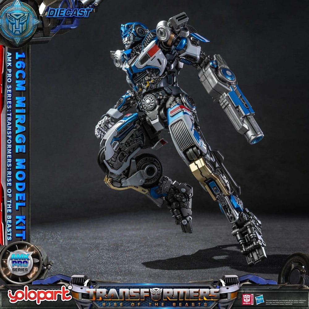 Transformers Rise of the Beasts AMK Pro Series Mirage (Oversea Version) 16 cm Plastic Model Kit