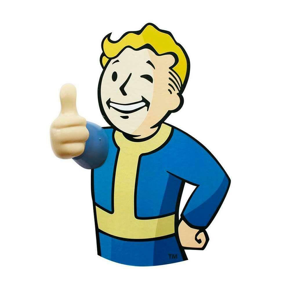 Official Fallout 76 Vault Boy 2PK Coat Hooks