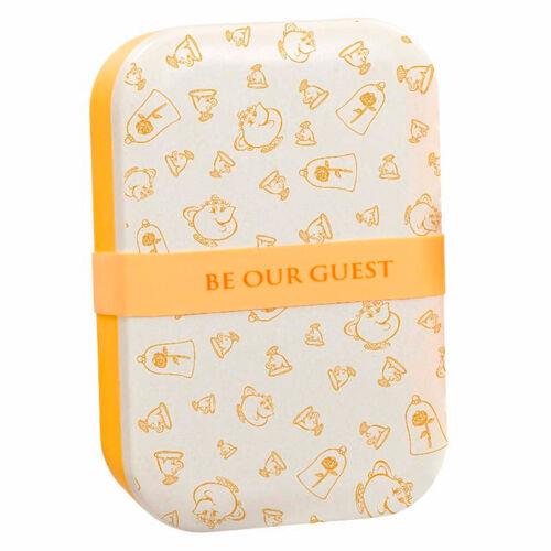 Disney Funko Colour Block 'Be Our Guest' Yellow Bamboo Lunch Box