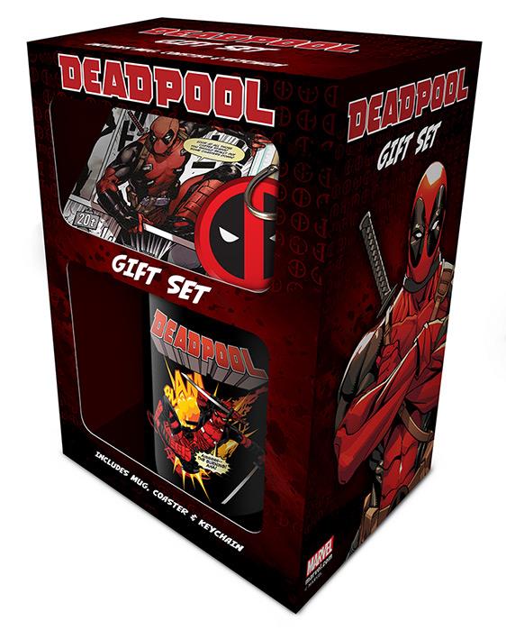 Deadpool (Merc Goals) Mug, Coaster And Keyring Gift Set