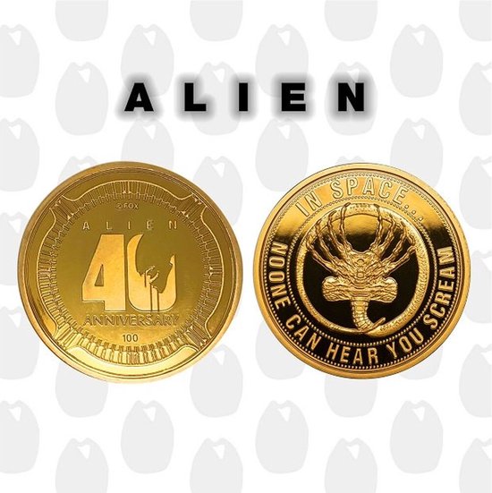 Alien 40th Anniversary Limited Edition Gold Coin MCM Exclusive