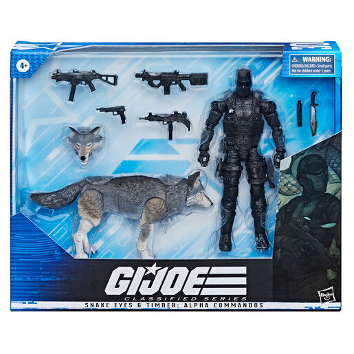 G.I. Joe Classified Series: Snake Eyes & Timber Alpha Commandos 15cm Figures