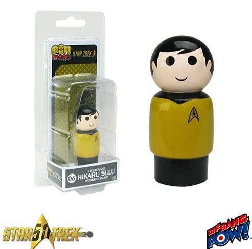 Pin Mates Star Trek Lieutenant Hikaru Sulu Wooden Figure