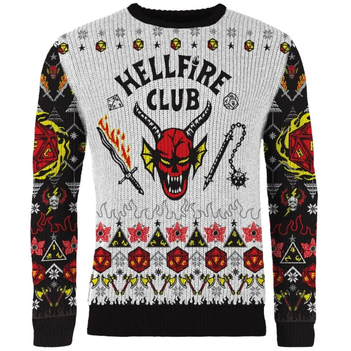 Stranger Things: Hellfire Club Knitted Christmas Jumper