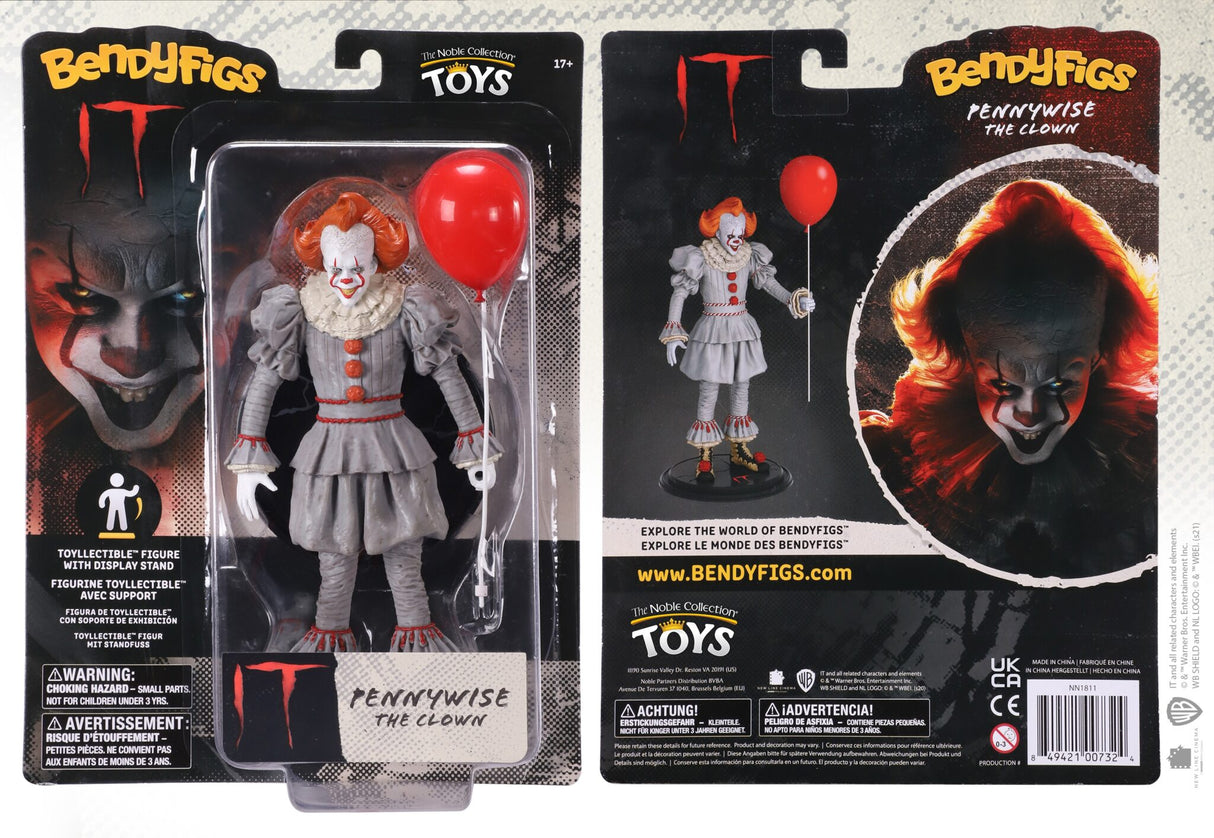 Noble Collection Pennywise the Clown Bendyfig Figure