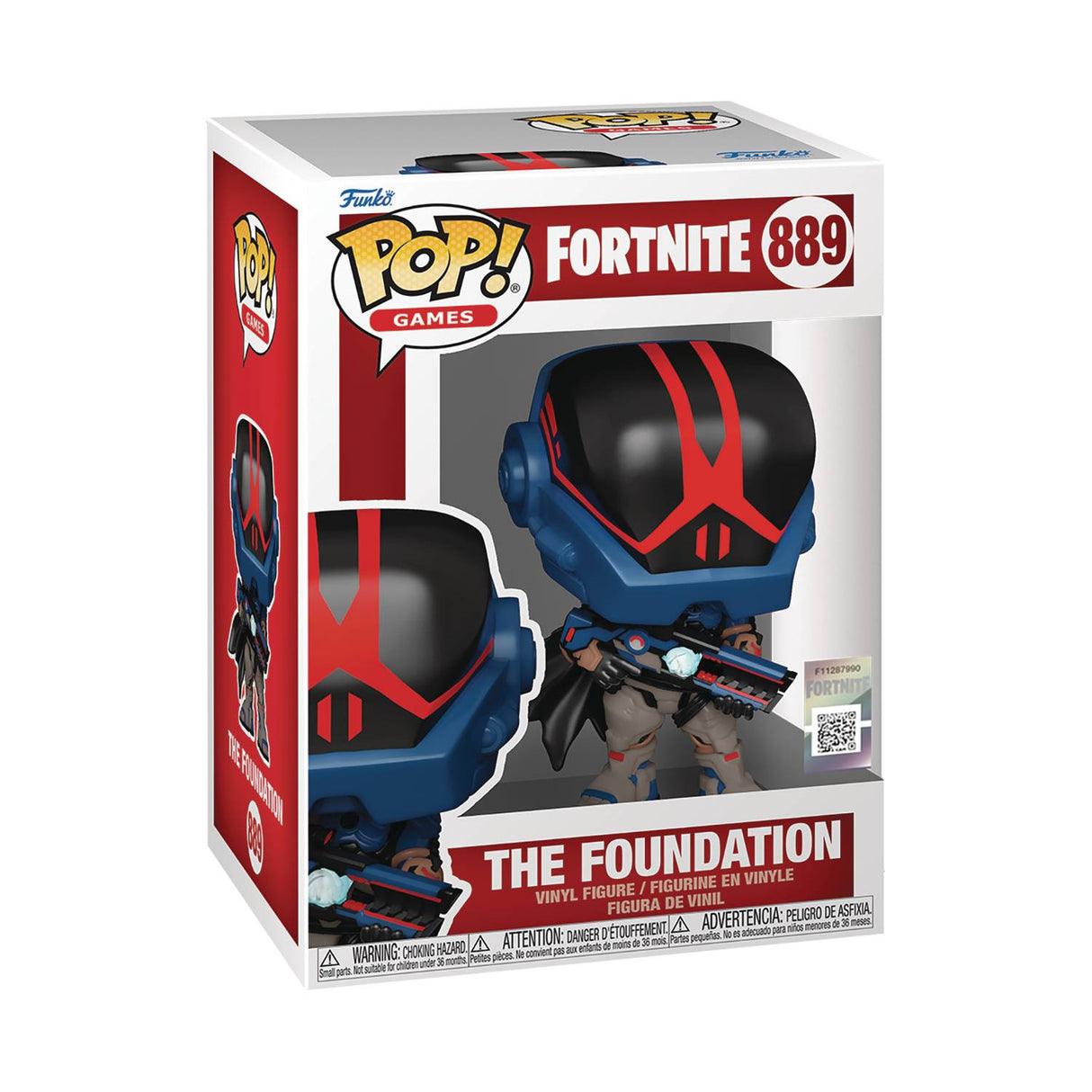 Pop Games Fortnite The Foundation Vinyl Figure