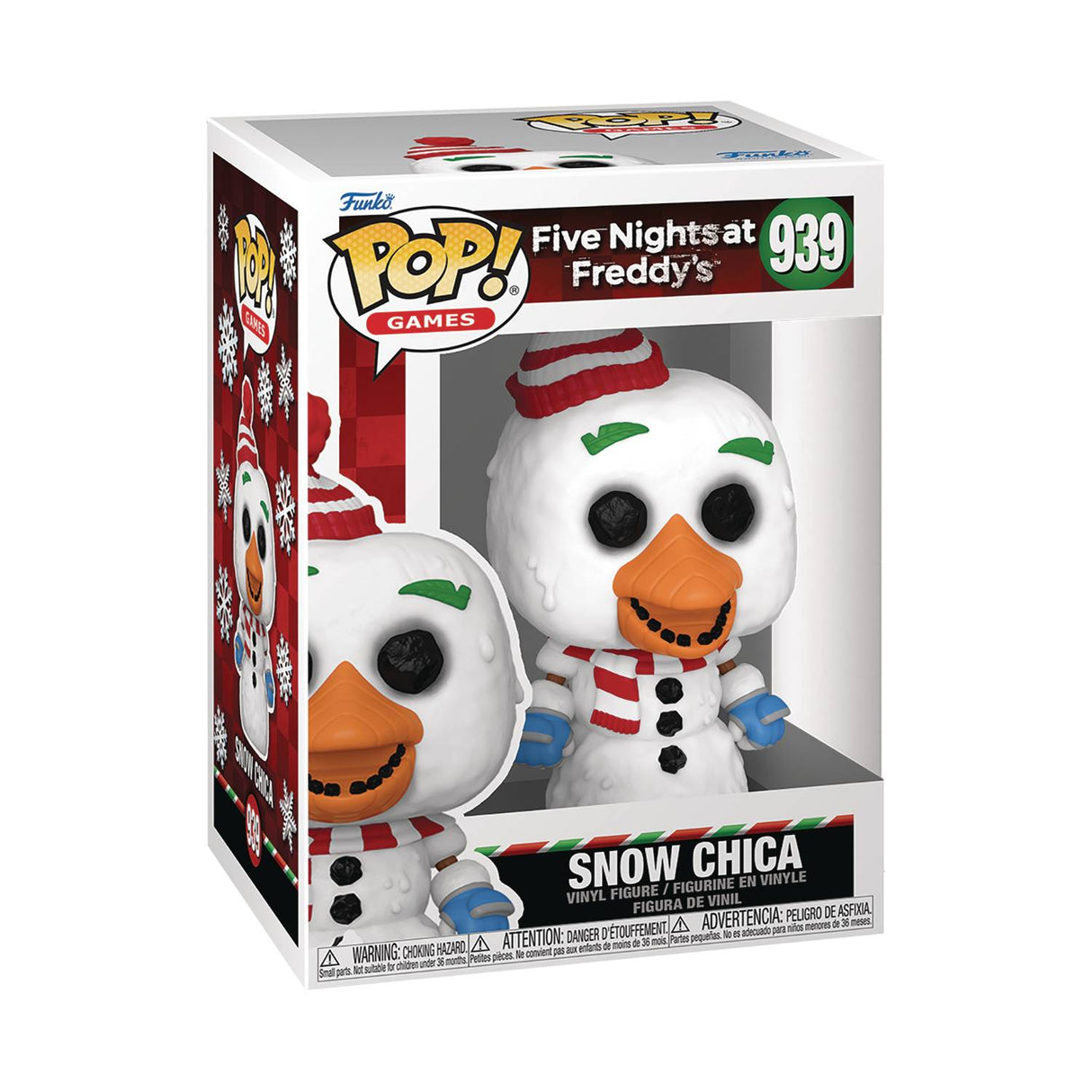 Pop Games FNAF Holiday Chica Vinyl Figure