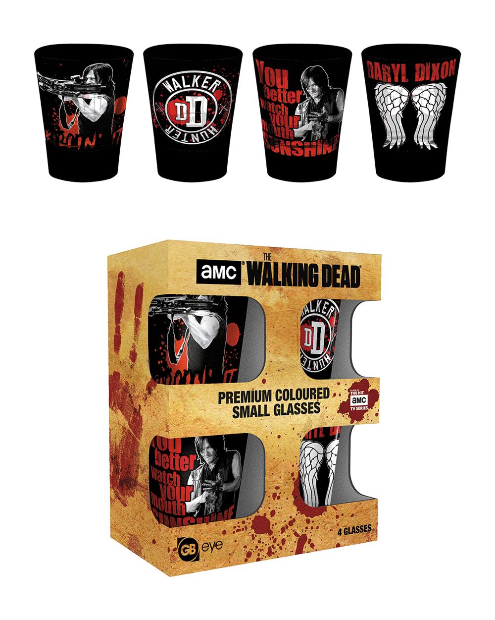 The Walking Dead Daryl Dixon Coloured Shot Glass