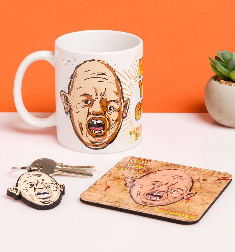 The Goonies Mug, Coaster And Keyring Gift Set