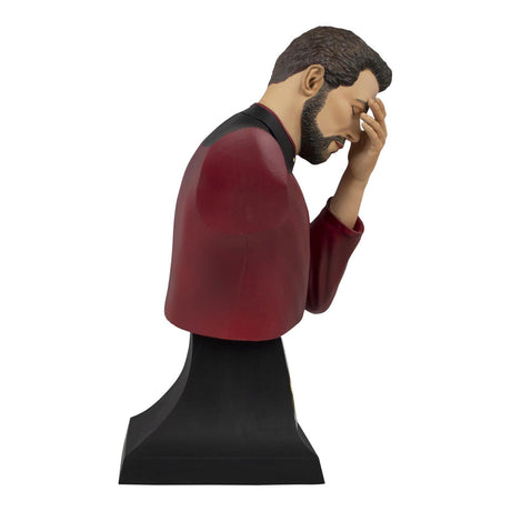 Star Trek The Next Generation Commander Riker Facepalm Bust Paperweight Exclusive