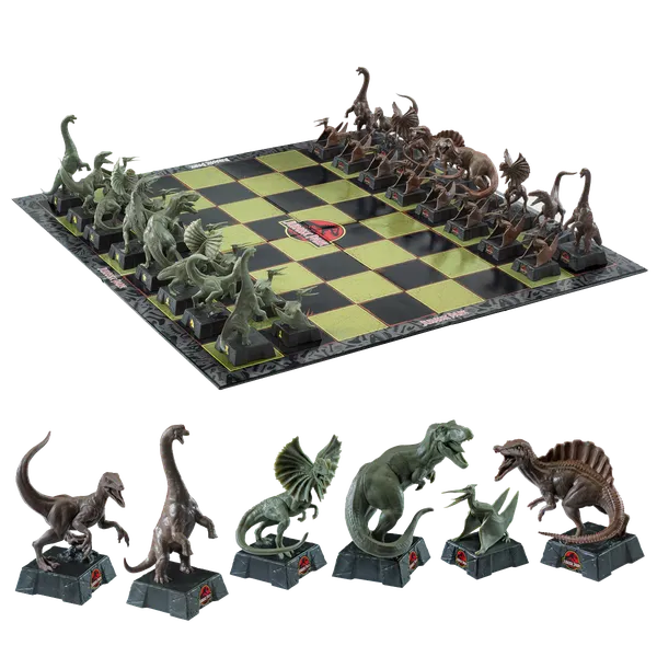 The Noble Collection Jurassic Park Chess Set