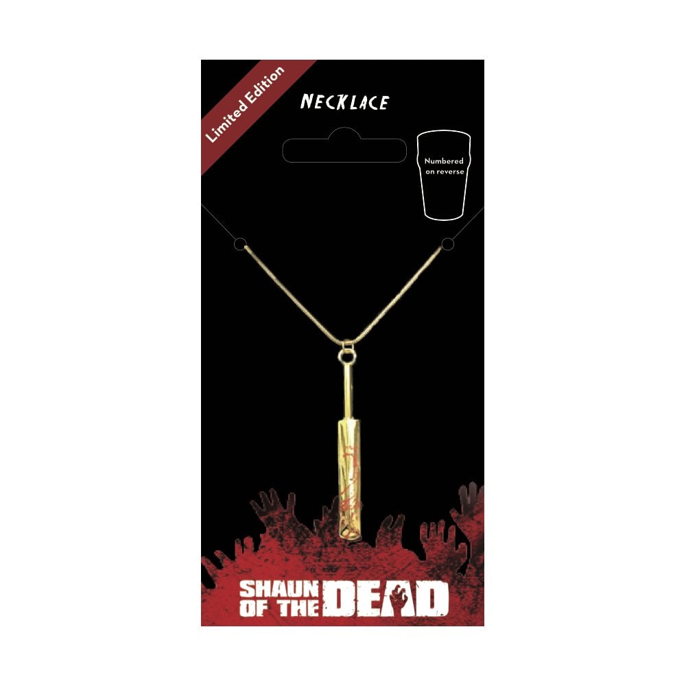 Shaun Of The Dead Limited Edition Unisex Cricket Bat Necklace